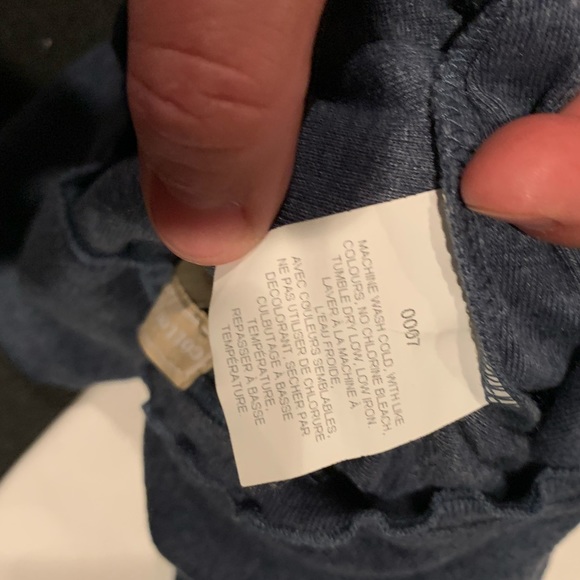 2 GUC COTTON GINNY t-shirts, navy & white, small - Picture 3 of 3